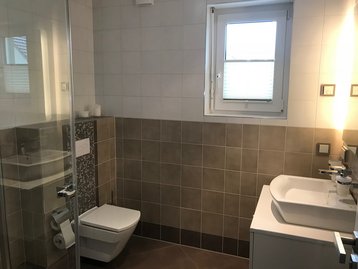 Musterhaus Großkoschen: Einliegerwohnung Bad