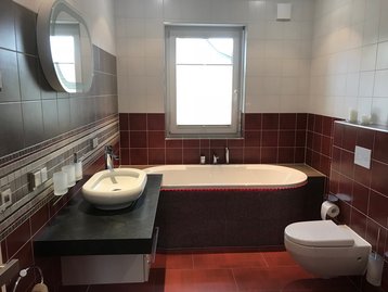 Musterhaus Großkoschen: Hauptwohnung Bad