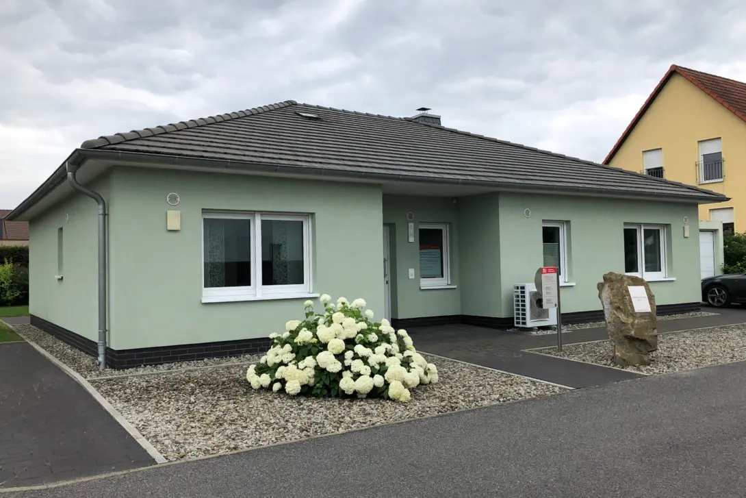 Musterhaus in Großkoschen bei Senftenberg Einfamilienhaus Massivbau Lausitzer Seenland